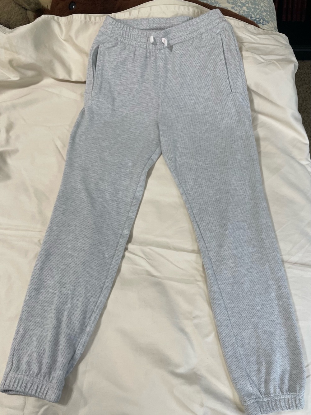 Boys Vineyard Vines Light Gray Jogger Sweatpants - sz Small (8-10)